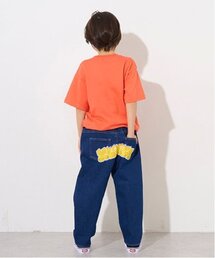 グラフィティロゴストレッチデニムパンツ