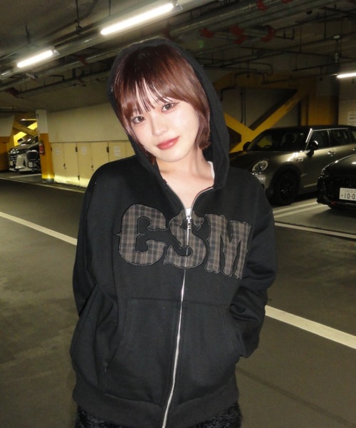 ★最終値下げ★超激レア★　店舗限定チェックパーカー 　金沢 A'GEM/9 × .kom『NICE GHOST CLUB/ナイスゴーストクラブ』 NEW