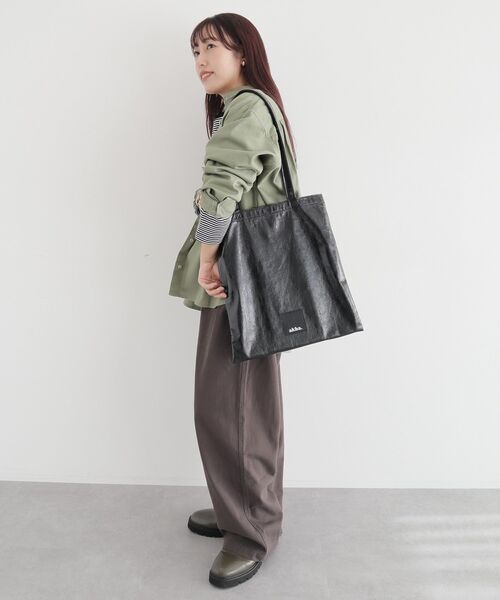 CRAFT STANDARD BOUTIQUE（クラフトスタンダードブティック）の「【追加】akha. メタリックトート ◆（トートバッグ・レディース・シルバー/ブラック/ミント/ブロンズ・FREE）」の10枚目の写真