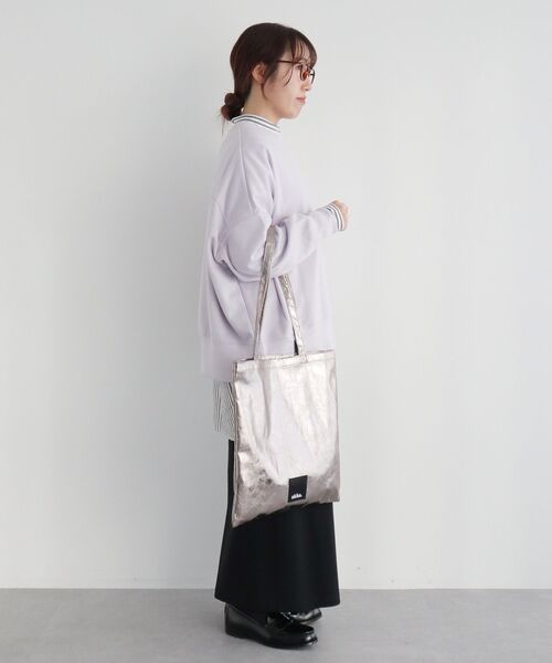 CRAFT STANDARD BOUTIQUE（クラフトスタンダードブティック）の「【追加】akha. メタリックトート ◆（トートバッグ・レディース・シルバー/ブラック/ミント/ブロンズ・FREE）」の15枚目の写真