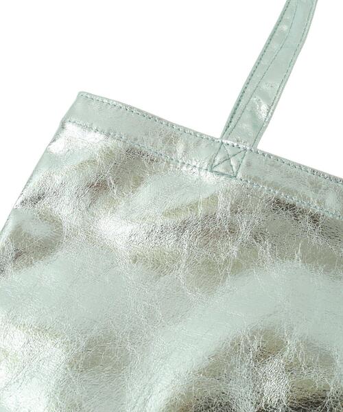 CRAFT STANDARD BOUTIQUE（クラフトスタンダードブティック）の「【追加】akha. メタリックトート ◆（トートバッグ・レディース・シルバー/ブラック/ミント/ブロンズ・FREE）」の22枚目の写真