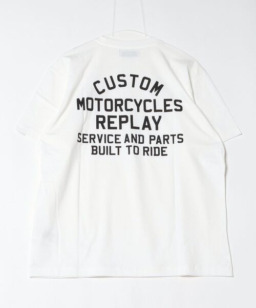 REPLAY（リプレイ）の「コットンジャ－ジープリントＴシャツ（Tシャツ/カットソー・メンズ・ブラック/ホワイト・MEDIUM/LARGE/X-LARGE/SMALL）」の11枚目の写真