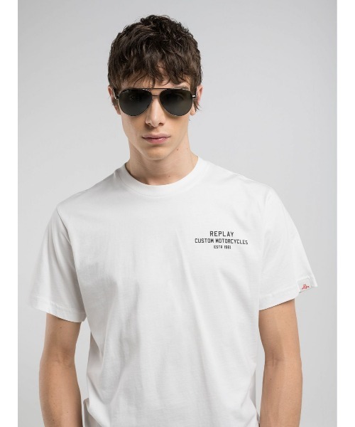 REPLAY（リプレイ）の「コットンジャ－ジープリントＴシャツ（Tシャツ/カットソー・メンズ・ブラック/ホワイト・MEDIUM/LARGE/X-LARGE/SMALL）」の5枚目の写真