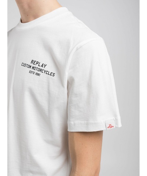 REPLAY（リプレイ）の「コットンジャ－ジープリントＴシャツ（Tシャツ/カットソー・メンズ・ブラック/ホワイト・MEDIUM/LARGE/X-LARGE/SMALL）」の6枚目の写真