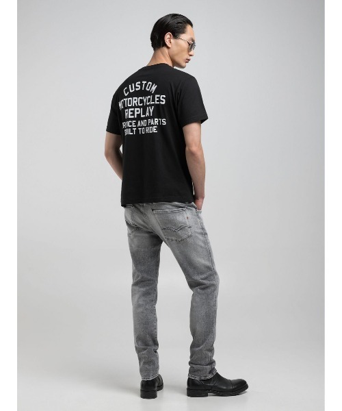 REPLAY（リプレイ）の「コットンジャ－ジープリントＴシャツ（Tシャツ/カットソー・メンズ・ブラック/ホワイト・MEDIUM/LARGE/X-LARGE/SMALL）」の9枚目の写真