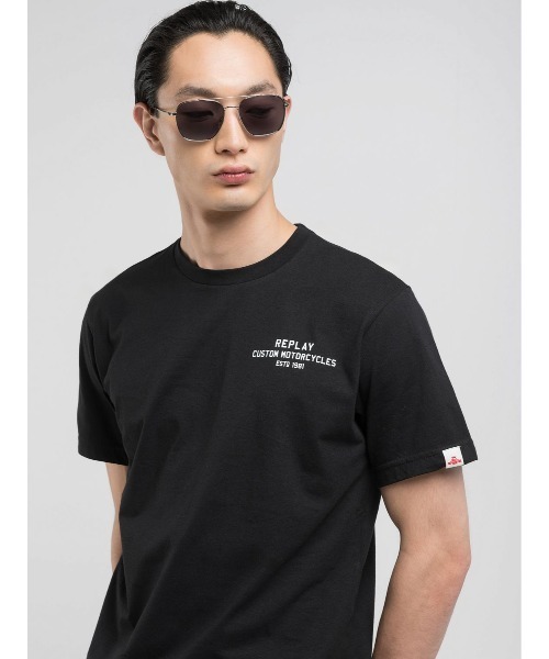 REPLAY（リプレイ）の「コットンジャ－ジープリントＴシャツ（Tシャツ/カットソー・メンズ・ブラック/ホワイト・MEDIUM/LARGE/X-LARGE/SMALL）」の8枚目の写真