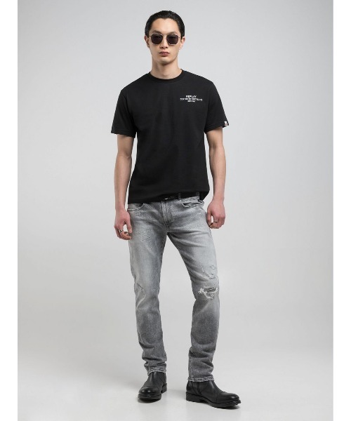 REPLAY（リプレイ）の「コットンジャ－ジープリントＴシャツ（Tシャツ/カットソー・メンズ・ブラック/ホワイト・MEDIUM/LARGE/X-LARGE/SMALL）」の10枚目の写真