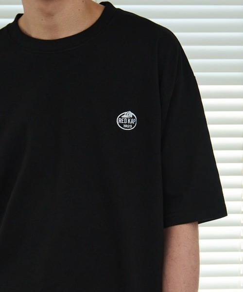 RED KAP（レッドキャップ）の「【RED KAP】限定商品 ヘビーウェイト インダストリアルワークTee　ワンポイントロゴ（Tシャツ/カットソー・メンズ・ブラック/ホワイト/ブルー・M/S/LL/L）」の2枚目の写真