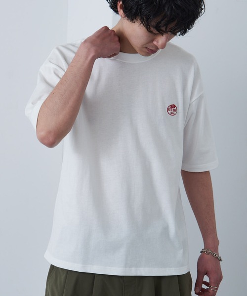RED KAP（レッドキャップ）の「【RED KAP】限定商品 ヘビーウェイト インダストリアルワークTee　ワンポイントロゴ（Tシャツ/カットソー・メンズ・ブラック/ホワイト/ブルー・M/S/LL/L）」の14枚目の写真