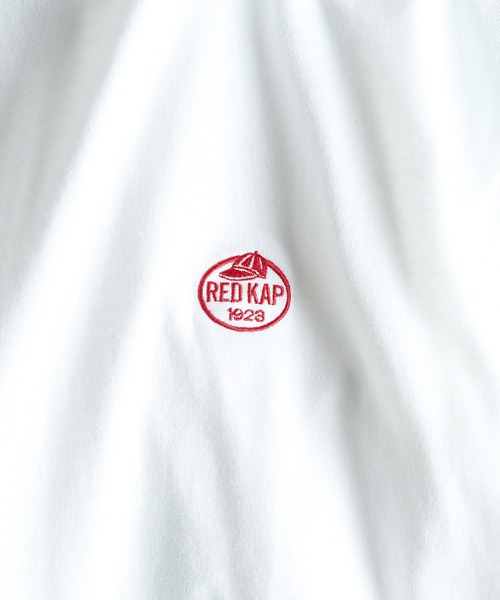 RED KAP（レッドキャップ）の「【RED KAP】限定商品 ヘビーウェイト インダストリアルワークTee　ワンポイントロゴ（Tシャツ/カットソー・メンズ・ブラック/ホワイト/ブルー・M/S/LL/L）」の13枚目の写真