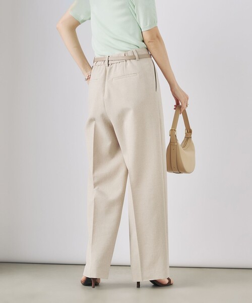 NOLLEY’S Sophi(ノーリーズソフィ)の「《セットアップ対応》ウォッシャブルドライワイドパンツ(その他パンツ・レディース・ベージュ/ネイビー/イエロー/オフホワイト・38/36/34)」の14枚目の写真