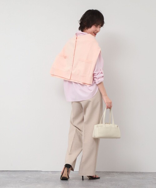 NOLLEY’S Sophi(ノーリーズソフィ)の「《セットアップ対応》ウォッシャブルドライワイドパンツ(その他パンツ・レディース・ベージュ/ネイビー/イエロー/オフホワイト・38/36/34)」の20枚目の写真
