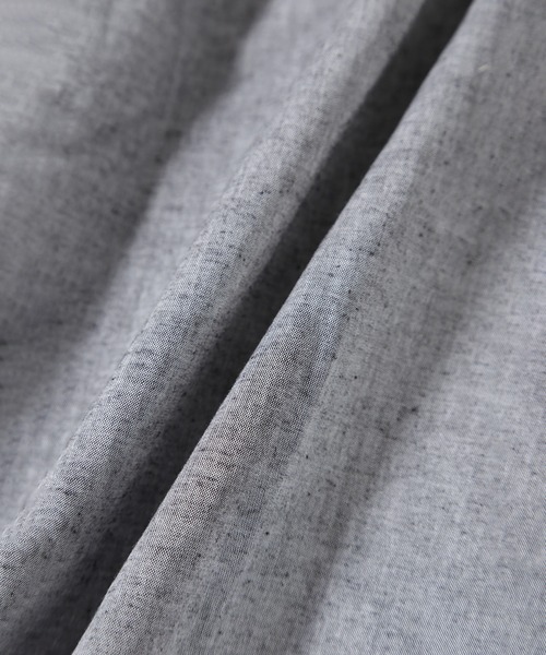 ROSE BUD（ローズバッド）の「(mag.by c)シャンブレーフリルシャツ（シャツ/ブラウス・レディース・ブルー/ブラック・ONE SIZE）」の11枚目の写真