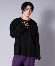 ワイドスリーブオーバーロンT
