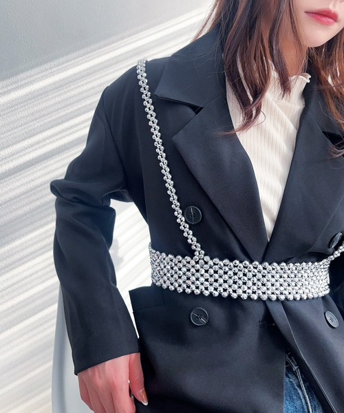【新品 タグ付き】LA PERLA ▲ ビーズ シースルー ビスチェ 黒 新品 タグ付き】LA PERLA △ ビーズ シースルー ビスチェ 黒