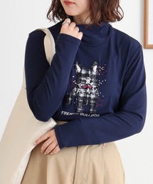 ブローディア BRODIAEA ニットデニムチュニックベスト （ブラック） ブローディア BRODIAEA ニットデニムチュニックベスト