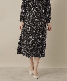 ITS'DEMO | 【手洗い可／セットアップ可／ウエストゴム】ハートプリントスカート(スカート)