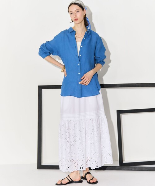 23区(ニジュウサンク)の「サムリング フラット サンダル(サンダル・レディース・ダークブラウン系/ブラック系/ホワイト・22.5/23.5/24.5)」の9枚目の写真