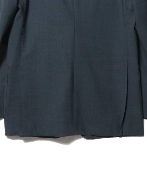 ESTNATION（エストネーション）の「ESTNATION / ウールベンガリン セットアップジャケット（テーラードジャケット・メンズ・ターコイズブルー/ブラック・MEDIUM/LARGE/X-LARGE/SMALL）」の12枚目の写真