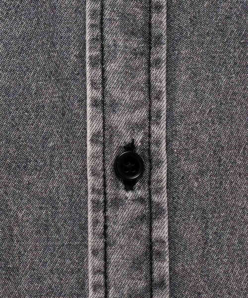 ALAND（エーランド）の「【UNISEX】ALAND／Ａロゴデニムシャツロングスリーブ（シャツ/ブラウス・レディース・ブラック/インディゴブルー・SMALL/MEDIUM）」の13枚目の写真