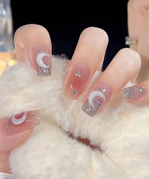 Lace Ladies（レースレディース）の「パール ビジュー バラエティ ネイルチップ セット（ネイルシール/ネイルチップ・レディース・B/A/D/C・FREE）」の6枚目の写真