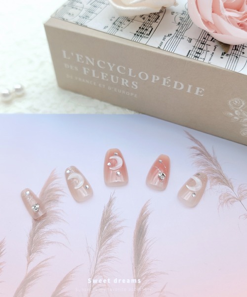 Lace Ladies（レースレディース）の「パール ビジュー バラエティ ネイルチップ セット（ネイルシール/ネイルチップ・レディース・B/A/D/C・FREE）」の12枚目の写真