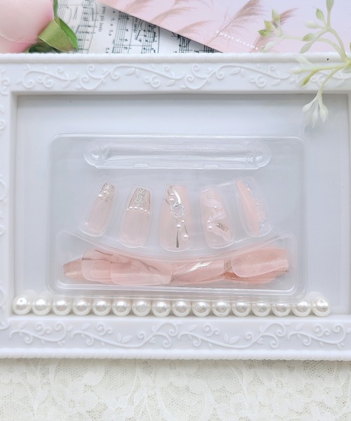 Lace Ladies（レースレディース）の「パール ビジュー バラエティ ネイルチップ セット（ネイルシール/ネイルチップ・レディース・B/A/D/C・FREE）」の14枚目の写真