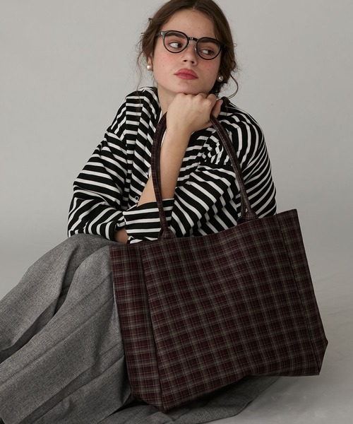 セール】【BONLECILL Marche】《大容量／A4》アソートチェック