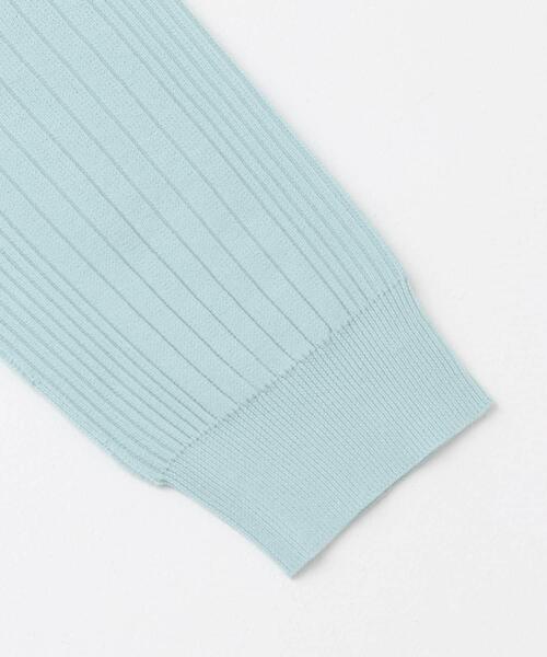 F by ROSSO（エフバイロッソ）の「F by ROSSO　ウォッシャブル衿付きリブカーディガン（カーディガン/ボレロ・レディース・ピンクベージュ/ネイビー/ミント・FREE）」の17枚目の写真