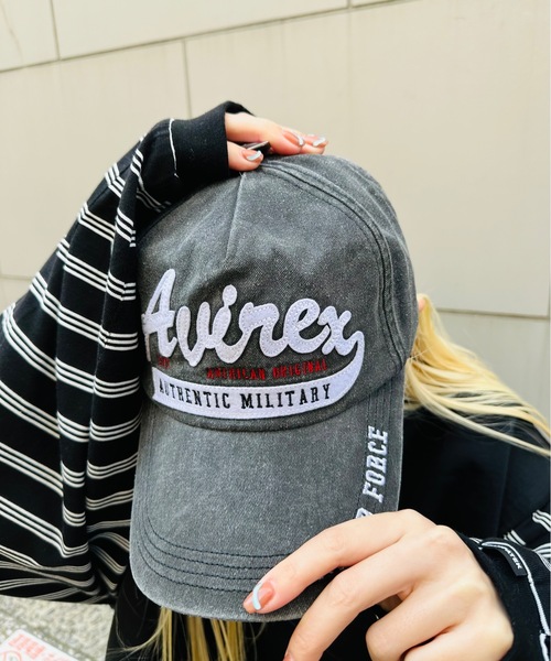 AVIREX（アヴィレックス）の「AVIREX /アヴィレックス / AX EX フェルト叩きつけPIGMENTCAP / 80974900（キャップ・メンズ・カーキ/チャコールグレー/ベージュ・FREE）」の5枚目の写真