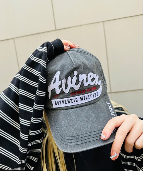 AVIREX（アヴィレックス）の「AVIREX /アヴィレックス / AX EX フェルト叩きつけPIGMENTCAP / 80974900（キャップ・メンズ・カーキ/チャコールグレー/ベージュ・FREE）」の6枚目の写真