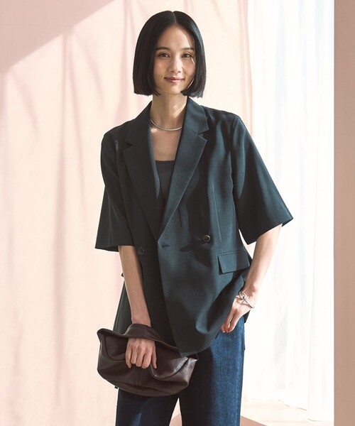 BEAUTY&YOUTH ハーフスリーブドルマンジャケット BEAUTY＆YOUTH UNITED ARROWS ジャケット テーラードジャケット