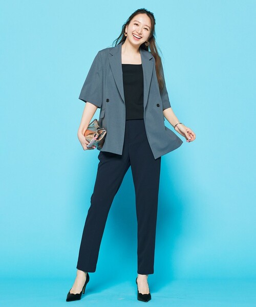 新品タグ付き【軽量/洗える】TENNEN TOUCH ハーフスリーブジャケットＬ セール】【軽量/洗える】TENNEN TOUCH ハーフスリーブジャケット