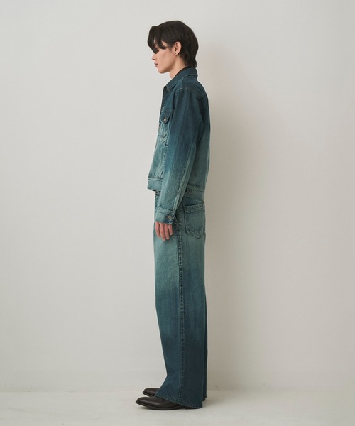 Juha（ユハ）の「GRADATION DENIM JACKET（デニムジャケット・メンズ・ブラック/ブルー・3/4）」の12枚目の写真