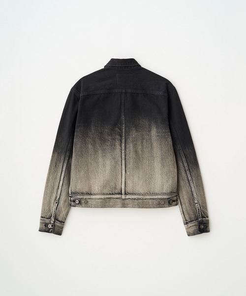 Juha（ユハ）の「GRADATION DENIM JACKET（デニムジャケット・メンズ・ブラック/ブルー・3/4）」の6枚目の写真