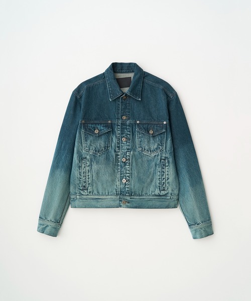 Juha（ユハ）の「GRADATION DENIM JACKET（デニムジャケット・メンズ・ブラック/ブルー・3/4）」の5枚目の写真