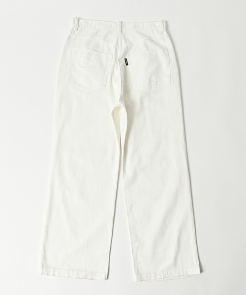 ADAM PATEK(アダムパテック)の「ADAMPATEK/generous tuck relax chino pants/タック入りワイドシルエットチノパンツ(AP2518026)(チノパンツ・レディース・ベージュ/ホワイト・2/1)」の19枚目の写真