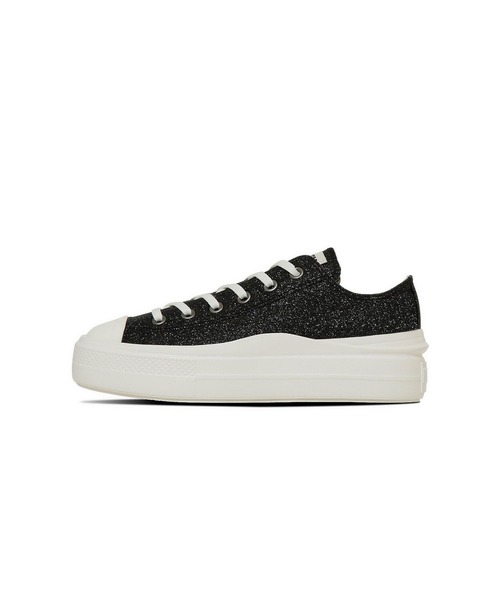 CONVERSE（コンバース）の「CONVERSE ALL STAR LIGHT PLTS II GT OX（コンバース オールスター　ライト　ＰＬＴＳ　II　ＧＴ　ＯＸ）（スニーカー・レディース・ブラック/シルバー・23cm/23.5cm/24cm/24.5cm/25cm）」の3枚目の写真