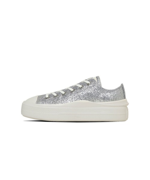 CONVERSE（コンバース）の「CONVERSE ALL STAR LIGHT PLTS II GT OX（コンバース オールスター　ライト　ＰＬＴＳ　II　ＧＴ　ＯＸ）（スニーカー・レディース・ブラック/シルバー・23cm/23.5cm/24cm/24.5cm/25cm）」の10枚目の写真