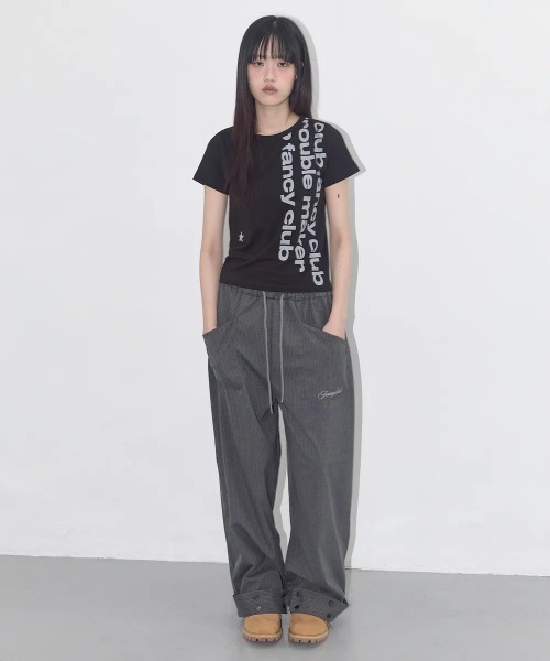 [FANCY CLUB] Tシャツ 半袖 BAYWATCH CROP TEE (2color) A'GEM/9 × .kom 『 FANCY CLUB/ファンシークラブ』 BAYWATCH