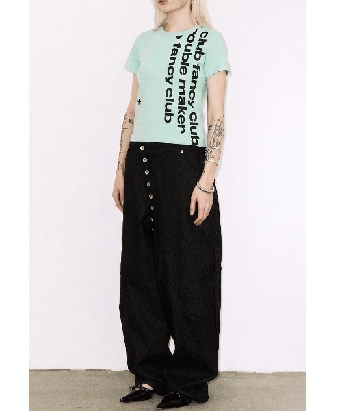 FANCY CLUB（ファンシークラブ）の「A'GEM/9 × .kom 『 FANCY CLUB/ファンシークラブ』 BAYWATCH CROP TEE/ベイワッチ クロップ Tシャツ（Tシャツ/カットソー・レディース・ブラック/ホワイト/ライトグリーン・FREE）」の22枚目の写真