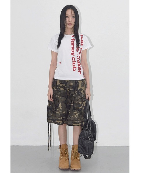 FANCY CLUB（ファンシークラブ）の「A'GEM/9 × .kom 『 FANCY CLUB/ファンシークラブ』 BAYWATCH CROP TEE/ベイワッチ クロップ Tシャツ（Tシャツ/カットソー・レディース・ブラック/ホワイト/ライトグリーン・FREE）」の16枚目の写真