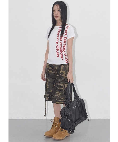FANCY CLUB（ファンシークラブ）の「A'GEM/9 × .kom 『 FANCY CLUB/ファンシークラブ』 BAYWATCH CROP TEE/ベイワッチ クロップ Tシャツ（Tシャツ/カットソー・レディース・ブラック/ホワイト/ライトグリーン・FREE）」の17枚目の写真