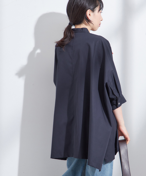 journal standard L'essage（ジャーナルスタンダードレサージュ）の「《追加》1/60ブロードドルマンシャツ（シャツ/ブラウス・レディース・ホワイト/ネイビー/コバルトブルー・FREE）」の12枚目の写真