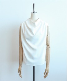 VERSEAU（ヴェルソー）の「ドレープサテンブラウス（シャツ/ブラウス）」