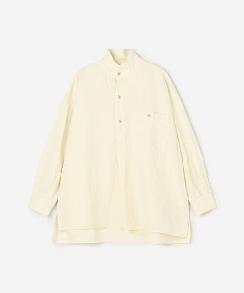 （美品）KAPTAIN SUNSHINE 23SS スタンドカラーシャツ 36 美品）KAPTAIN SUNSHINE 23SS スタンドカラーシャツ 36