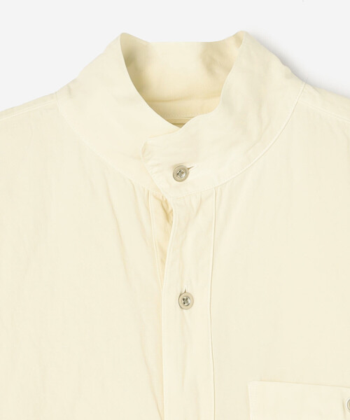 Kaptain Sunshine(キャプテン サンシャイン)の「KAPTAIN SUNSHINE | スタンドカラースモック MEN(シャツ/ブラウス・メンズ・ブラック/アイボリー・38/36)」の13枚目の写真