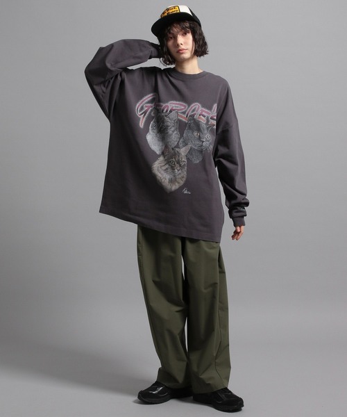 GEORGE'S（ジョージズ）の「ワイドテーパードパンツ（その他パンツ・メンズ・ブラック/カーキ/グレー・SMALL/MEDIUM/LARGE）」の3枚目の写真