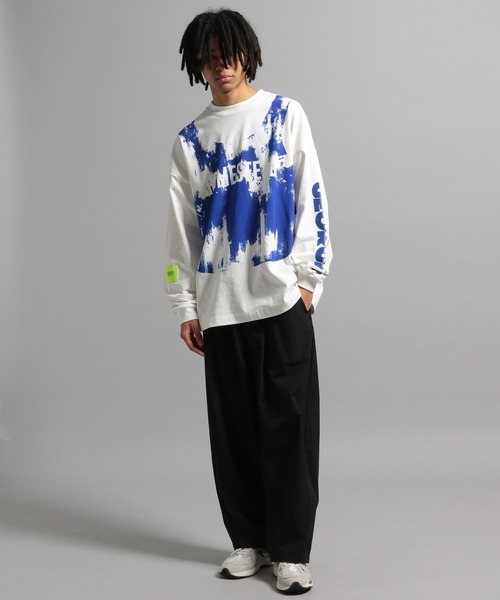 GEORGE'S（ジョージズ）の「ワイドテーパードパンツ（その他パンツ・メンズ・ブラック/カーキ/グレー・SMALL/MEDIUM/LARGE）」の2枚目の写真