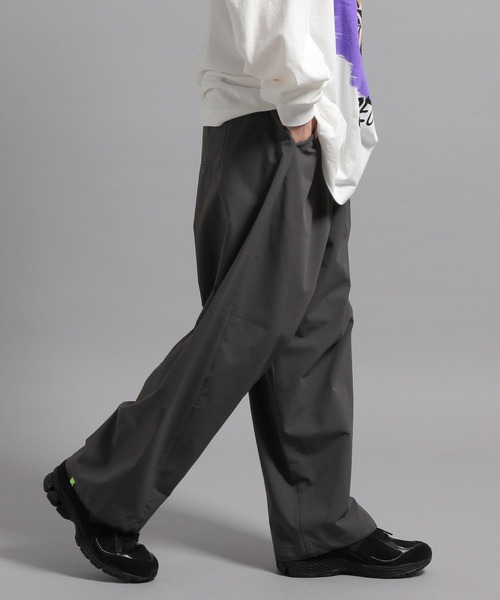 GEORGE'S（ジョージズ）の「ワイドテーパードパンツ（その他パンツ・メンズ・ブラック/カーキ/グレー・SMALL/MEDIUM/LARGE）」の9枚目の写真